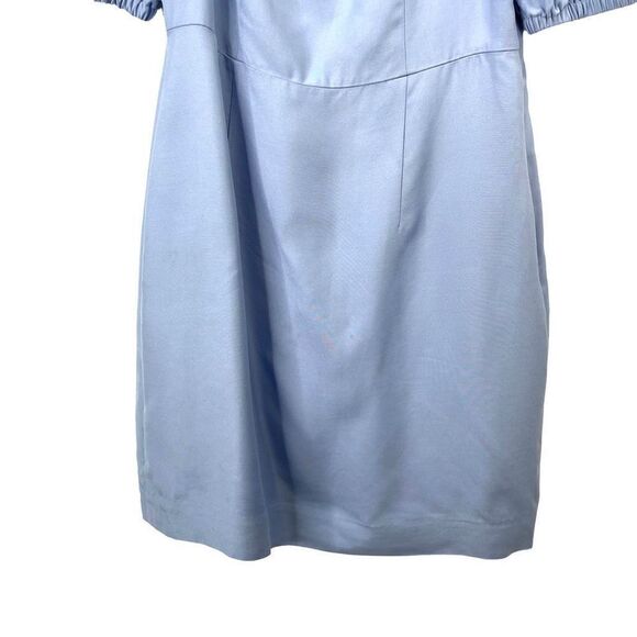 NEW & OTHER STORIES Bold Shoulder Mini Dress In Cornflower Blue-blues Sz 6 - Picture 6 of 9
